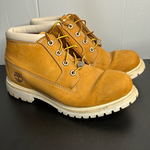 Timberland Shoes - Timberland Nellie Double Wheat Womens Boot 23391 Wheat Preloved size 7.5 M